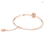 2024 10 15 18 55 18 Una bangle, Octagon cut, Pavé, Green, Rose gold tone plated Swarovski Opera